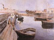 Post boat Edvard Munch
